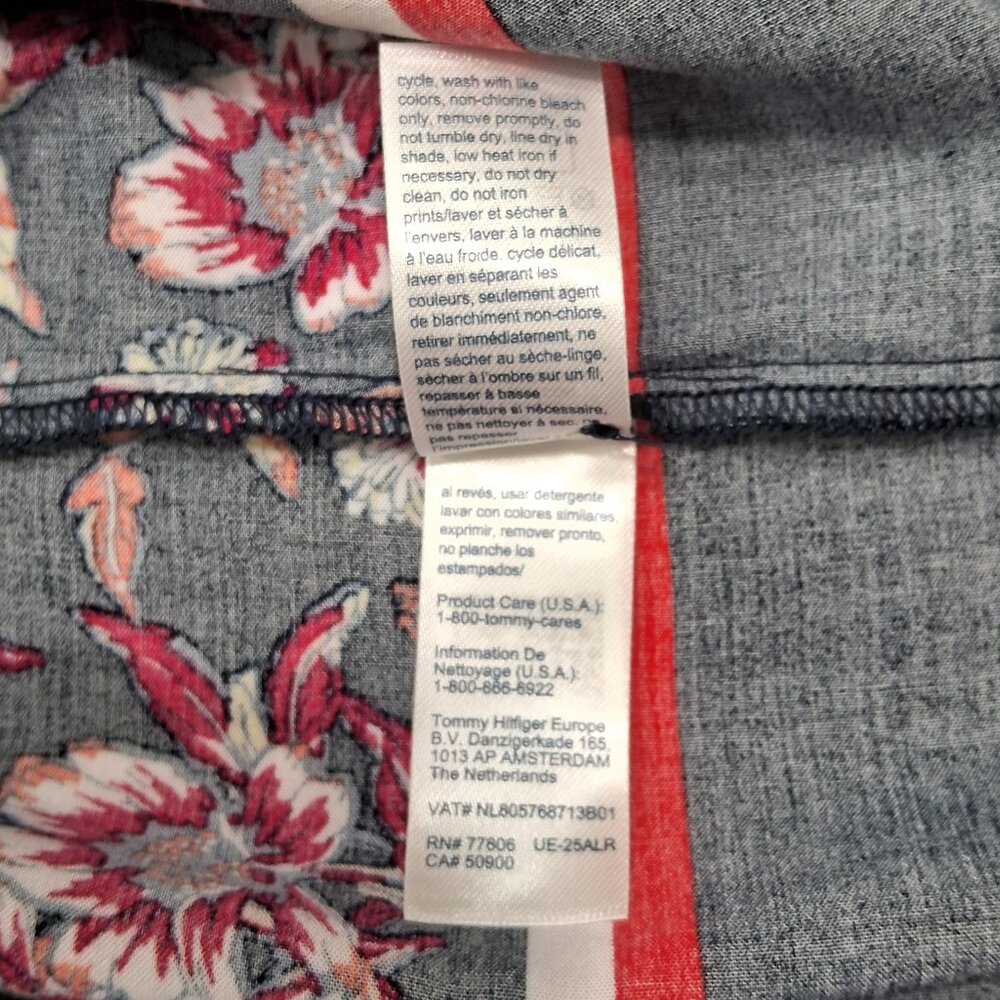 Tommy Hilfiger button-front dress, navy floral print - Picture 12 of 12